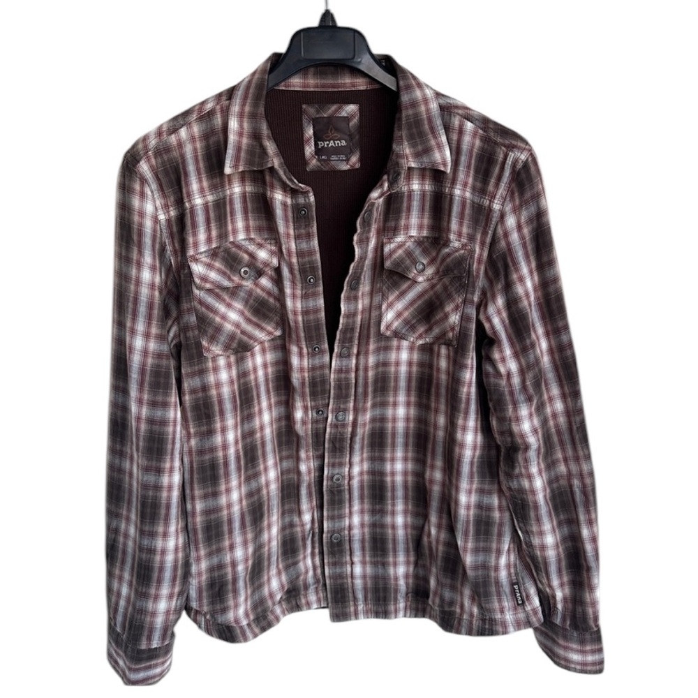 PrAna Thermal Lined Snap Up FlannelBorn From The Experience L